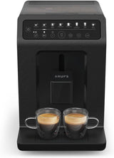 Krups EA897B Evidence ECOdesign automatische Espressomaschine, automatische Espresso- und Cappuccino-Funktion, Quattro Force-Technologie, One-Touch-Milchbecher, 8 Voreinstellungen, Milchsystem, 1450 W