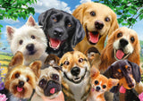 Schmidt Spiele 58390 Hunde-Selfie, Puzzle 500 Teile Puzzle Naty Shop