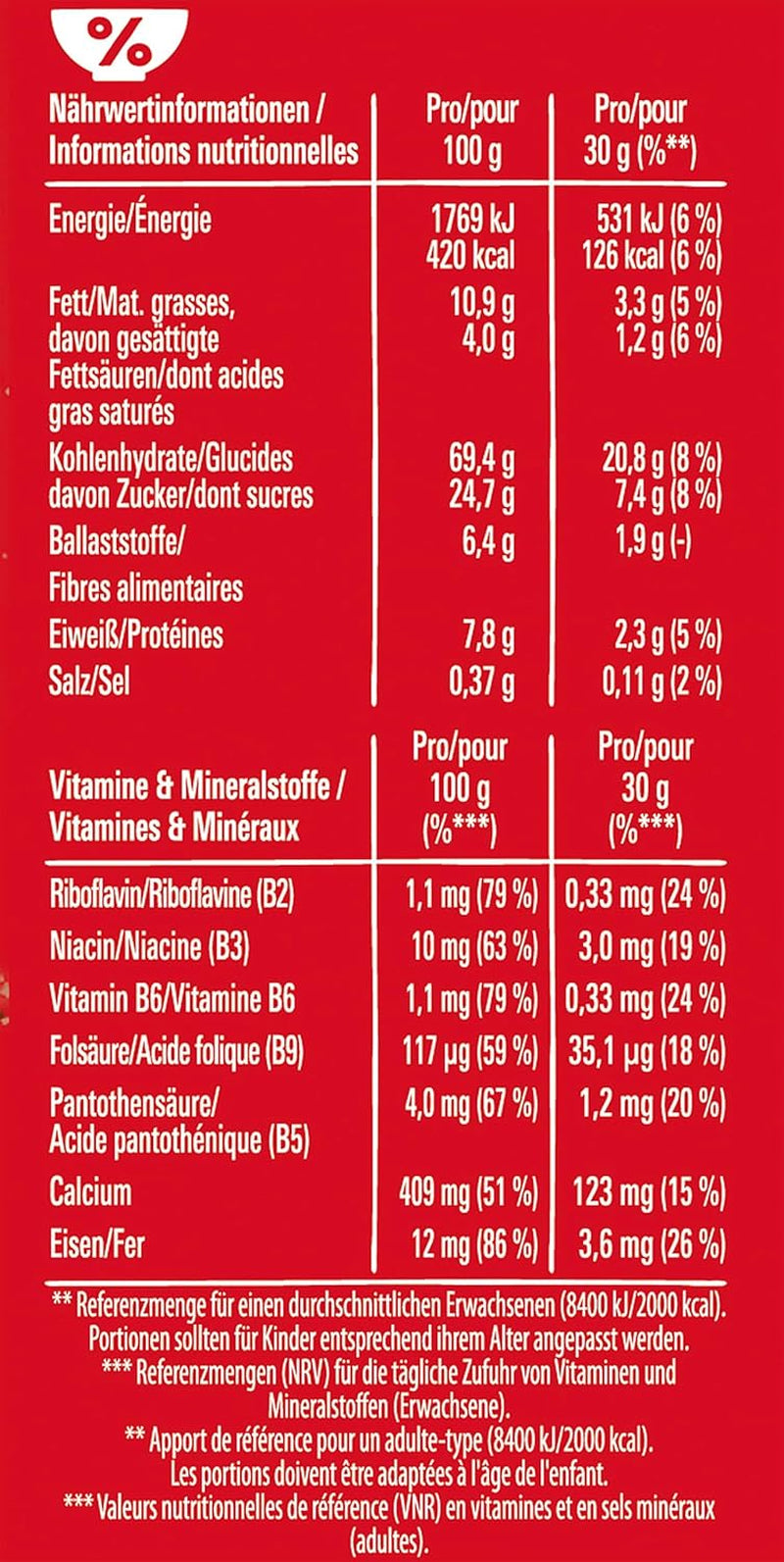 Nestlé Cereal, knuspriges Frühstückscerealien mit typischer Waffel und köstlicher Schokolade, 1 Packung (1 x 330 g)