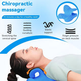 Nackendehner 2.0, Cloudy Neck Lefaya Nackendehner Orthopädischer Testsieger Nackendehner zur Linderung von Nackenschmerzen Premium Nackenbuckel Nackenwolke korrigiert die Körperhaltung (blau) Zervikale orthopädische Kissen Naty Shop