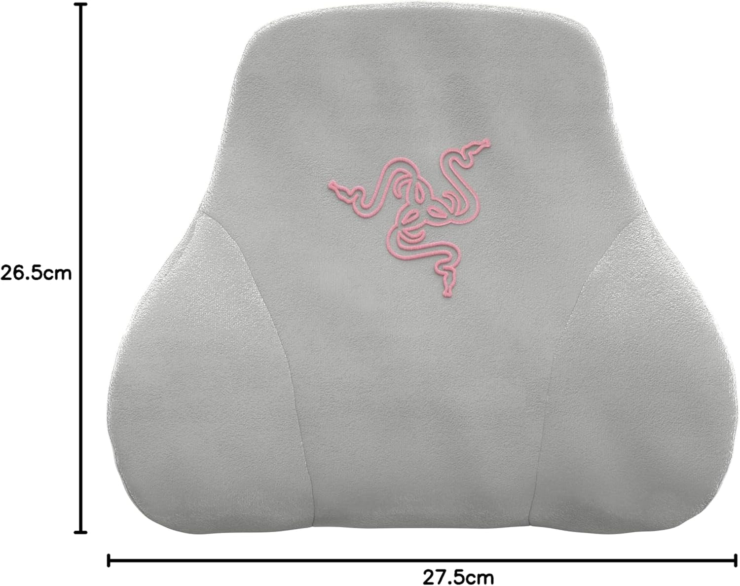 Razer-Kopfkissen – Nacken- und Kopfkissen für Gaming-Stühle (ergonomisches Design, Memory-Schaum, weicher schwarzer Samtbezug). Quartz Naty Shop Standard-Kissen