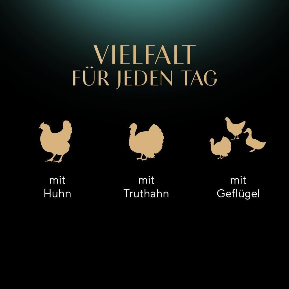 Sheba Portionsbeutel Nassfutter für Katzen, frisches und feines Truthahn- und Hühnergelee, Multipack, 6 x 6 x 50 g – hochwertiges Katzenfutter mit Truthahn und Hühnergelee