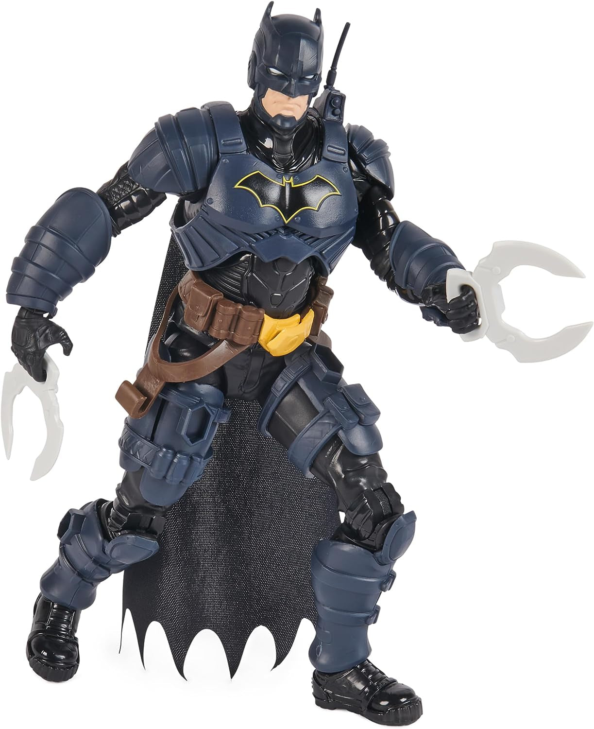 DC Batman Adventures Actionfigur, 30 cm – Mit 16 Ausrüstungsteilen und voll beweglich für spannende Abenteuer und actiongeladene Stunts, Spielzeug für Kinder ab 3 Jahren. Actionfiguren Naty Shop Single