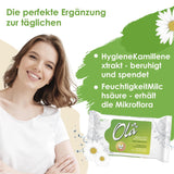 OLA Nasses Toilettenpapier – (1X40 Stück) Feuchttücher – Kamillenextrakt und Milchsäure, waschbar, empfindliche Haut – 40 Stück