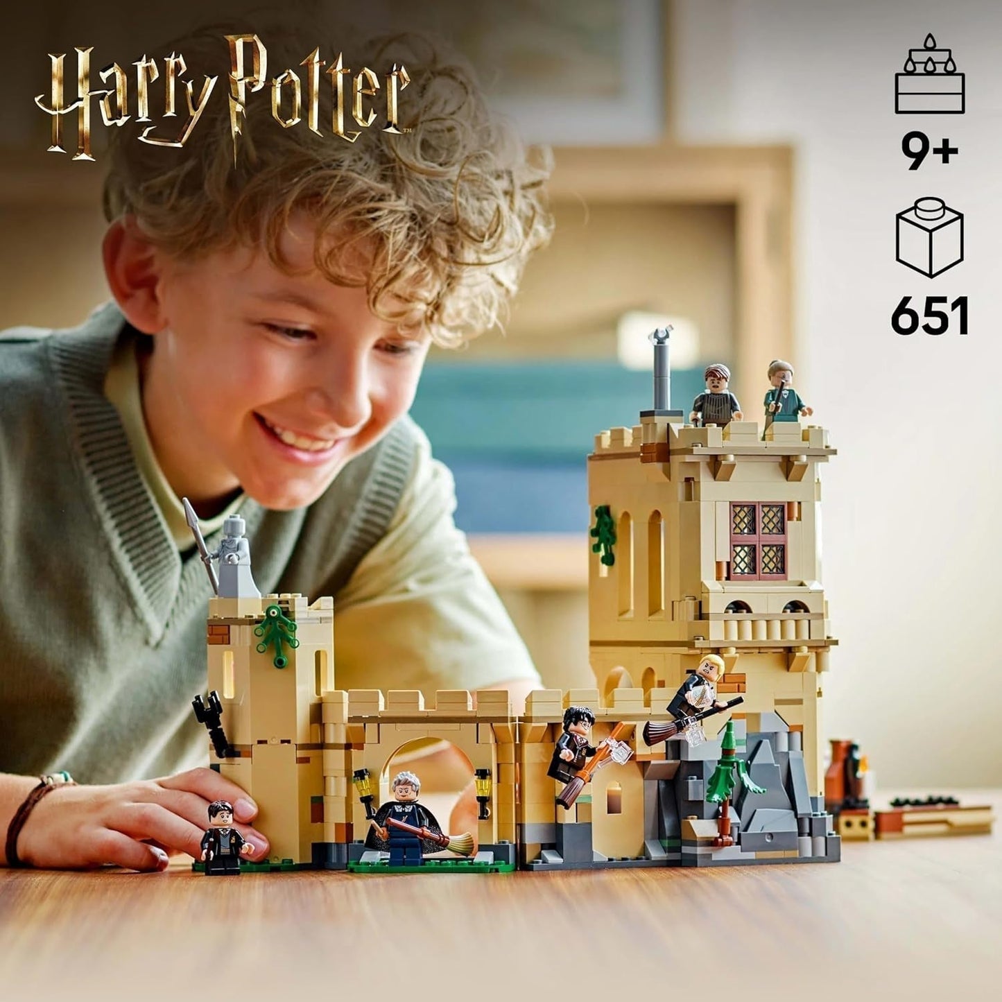 Schloss Hogwarts LEGO Harry Potter: Flugstunden-Abenteuerspielset mit 6 Minifiguren zum Sammeln, darunter Draco Malfoy und Professor McGonagall Rollenspielset für Jungen und Mädchen ab 9 Jahren 76447 Bausets Besuchen Sie den LEGO-Store