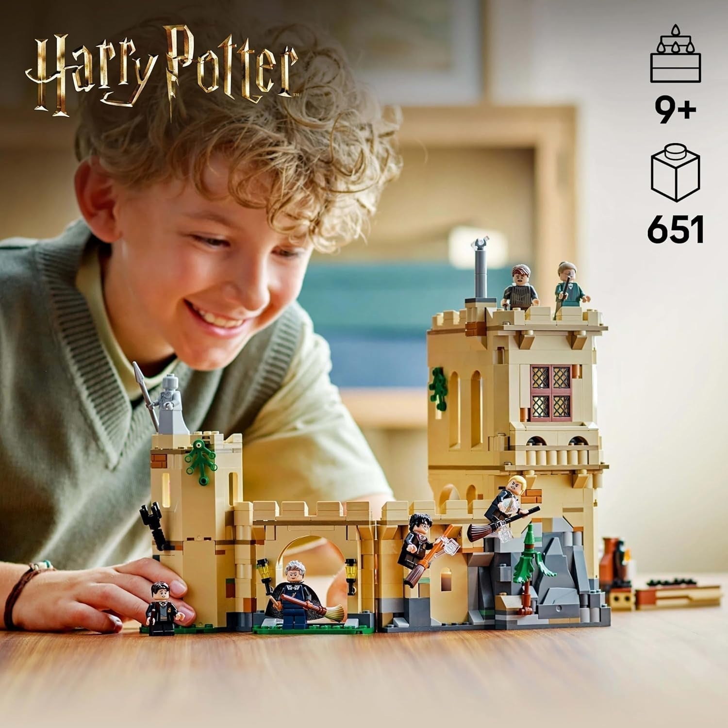Schloss Hogwarts LEGO Harry Potter: Flugstunden-Abenteuerspielset mit 6 Minifiguren zum Sammeln, darunter Draco Malfoy und Professor McGonagall Rollenspielset für Jungen und Mädchen ab 9 Jahren 76447 Bausets Besuchen Sie den LEGO-Store