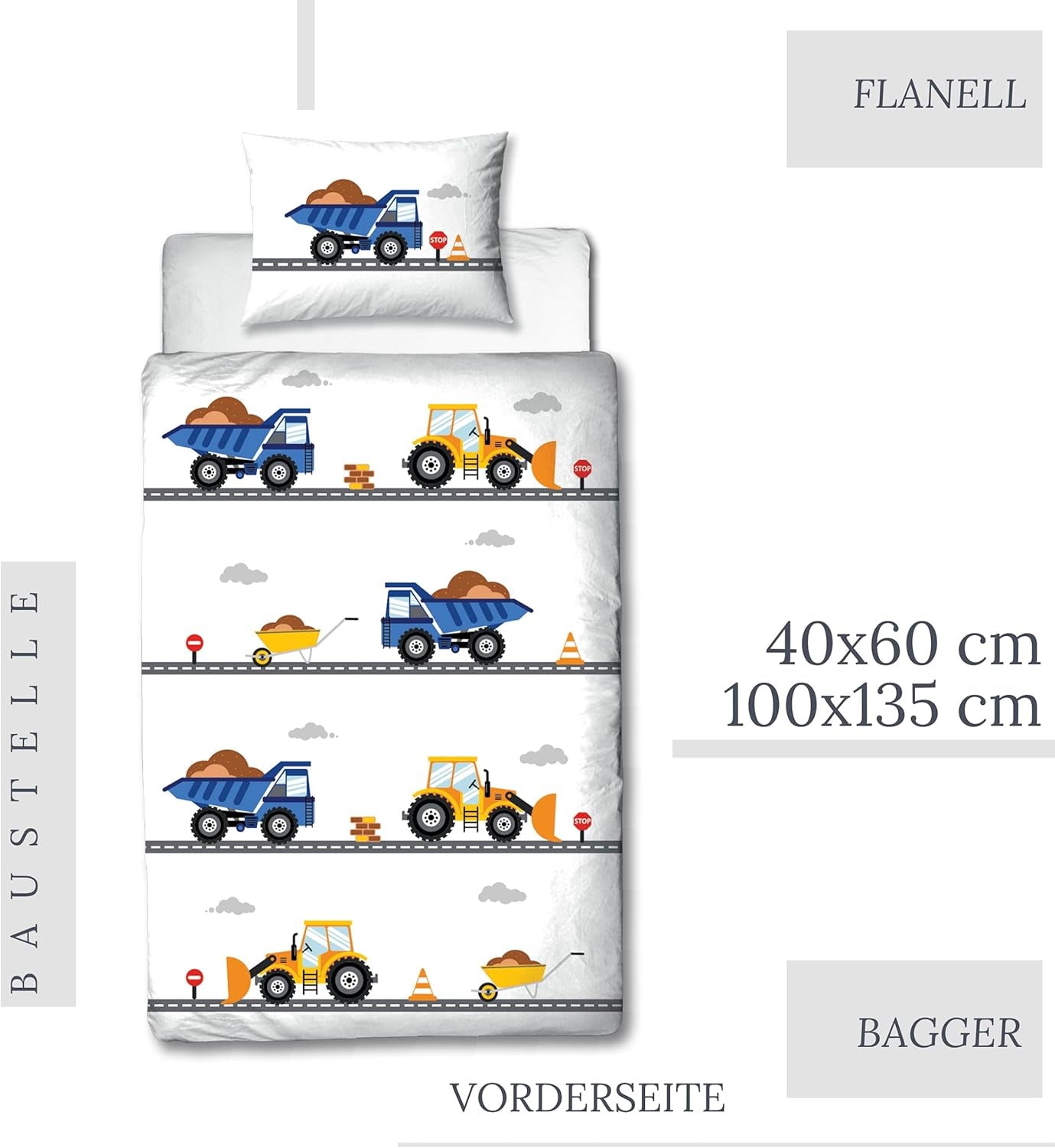 Bettwäsche für Kinder, Baumwolle Bettwäsche - Kinder Naty Shop