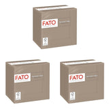 , Einweg-Papierservietten, ideal für Vorspeisen und Cocktails, Packung mit 100 Servietten, Größe 24 x 24 in 4 gefaltet, 2 Schichten, Farbe Turteltaube, 100 % reines Zellulosepapier, FSC-zertifiziert