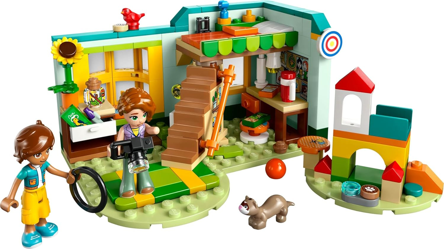 LEGO Friends Herbstzimmer Bau- und Spielset für kreatives Rollenspiel, Set für Mädchen ab 6 Jahren mit 2 Minifiguren und einer Frettchenfigur, Lernspielzeug 42646 Bausets Besuchen Sie den LEGO-Store