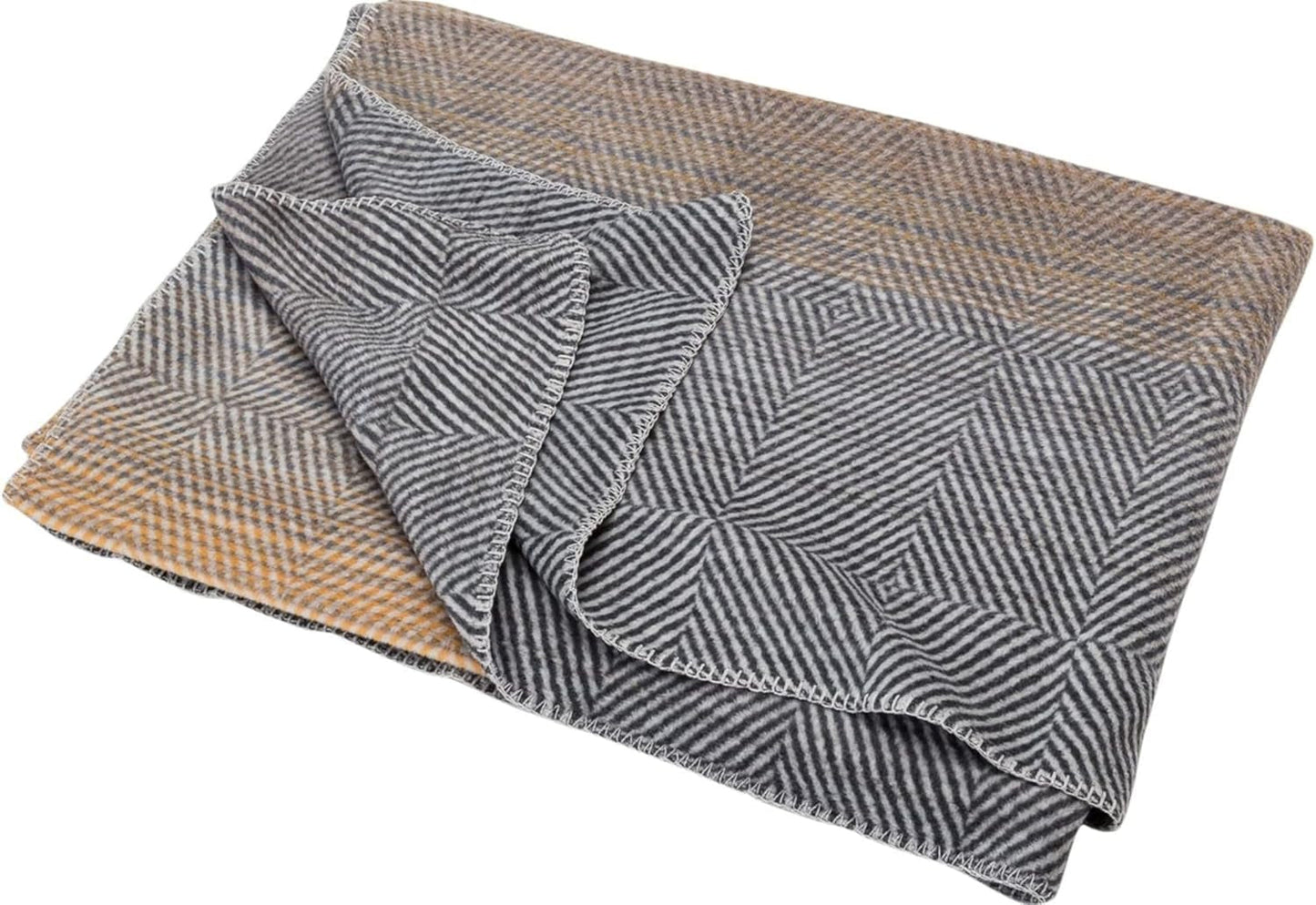 David Fussenegger Baumwolldecke 150x200 cm Decke mit Farbverlaufsmuster Flauschige Betten und Decken David Fussenegger