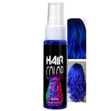 Haarspray-Farbe, temporäre rote Spray-Haarfarbe, rot gefärbte Haarfarbe, waschbare Haarfarbe, lebendiges rotes Haarfarbspray, sofortige Haarfarbe, Haarfarbe für Karneval, Halloween, Cosplay, Party, Naty Shop blaue Haarfarbe, 30 ml (1 Packung)