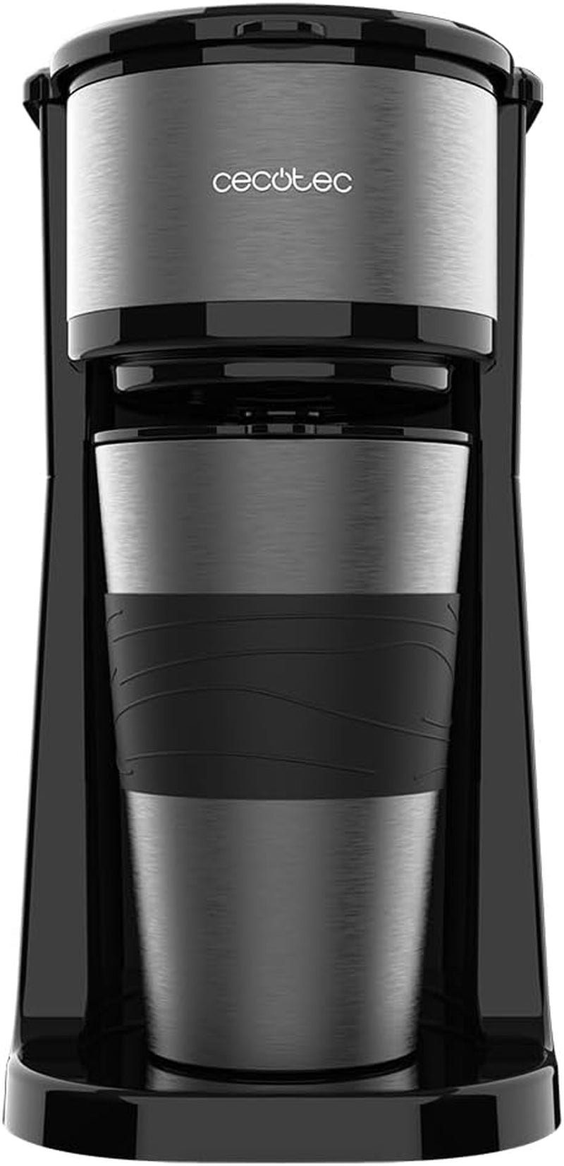 Cecotec Coffee 66 Drop & Go Espressomaschine mit Thermokaraffe, 700 W, Fassungsvermögen 420 ml, versiegelter Auslauf, Permanent- oder Papierfilter, automatische Abschaltfunktion, Behälter mit Fenster