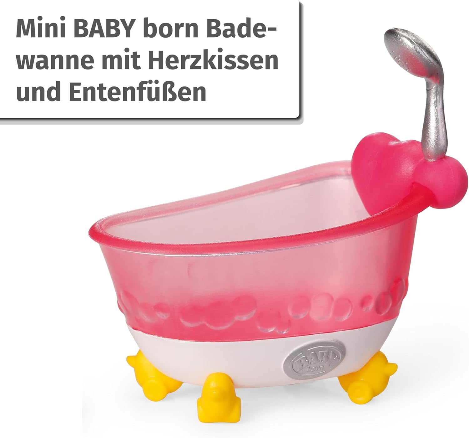 BABY born Minis Spielset mit Minis Puppe Amy und Duck, 906101 Zapf Creation