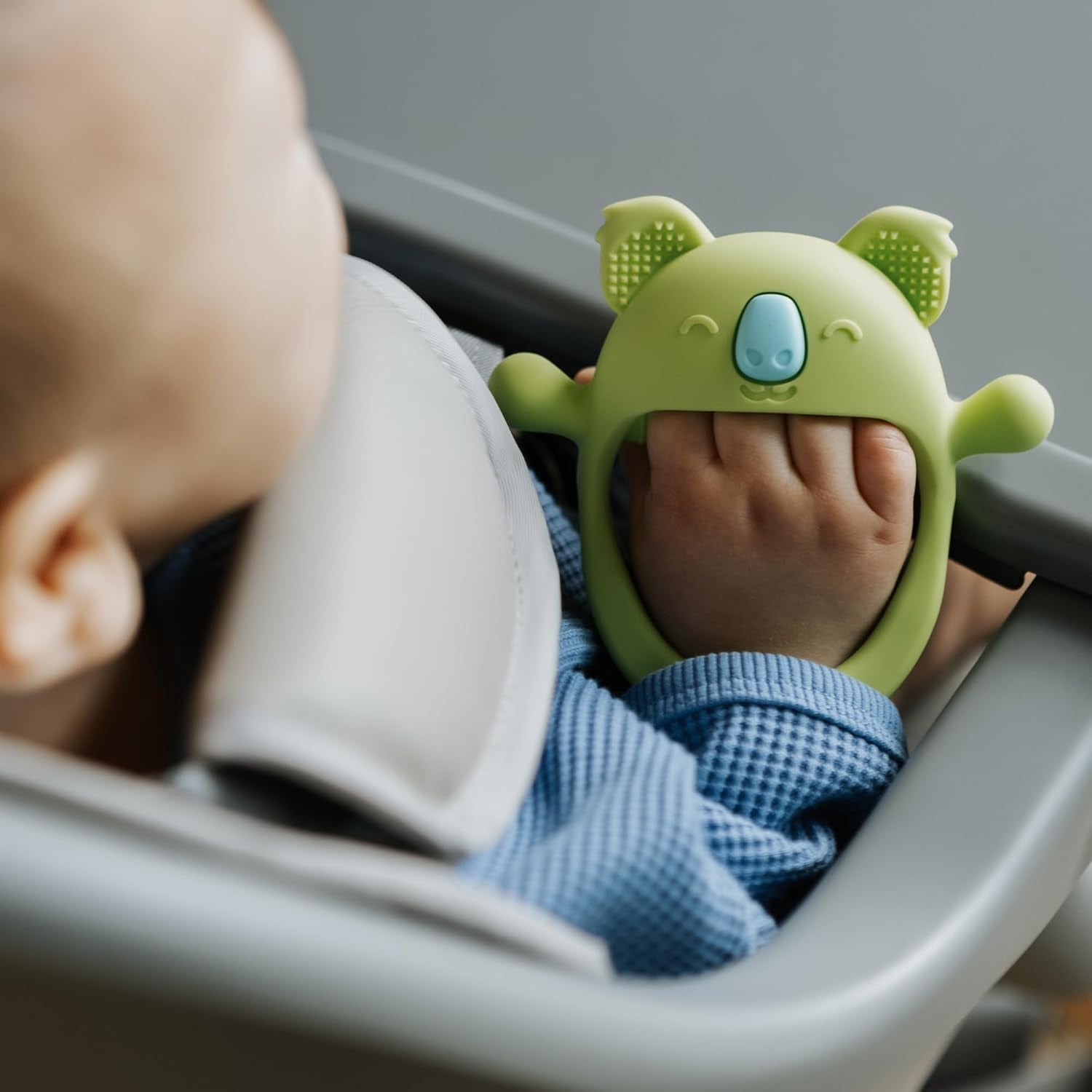 Nuby Beißhandschuhe – Silikon | Koala-Beißspielzeug | Sensorisches Spielzeug | 3+ Monate