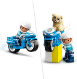 LEGO 10967 DUPLO Polizeimotorrad, Polizeispielzeug für Kleinkinder ab 2 Jahren, Ideales Spielzeug für die motorischen Fähigkeiten von Babys, Spielzeugmotorrad Bausets Besuchen Sie den LEGO-Store