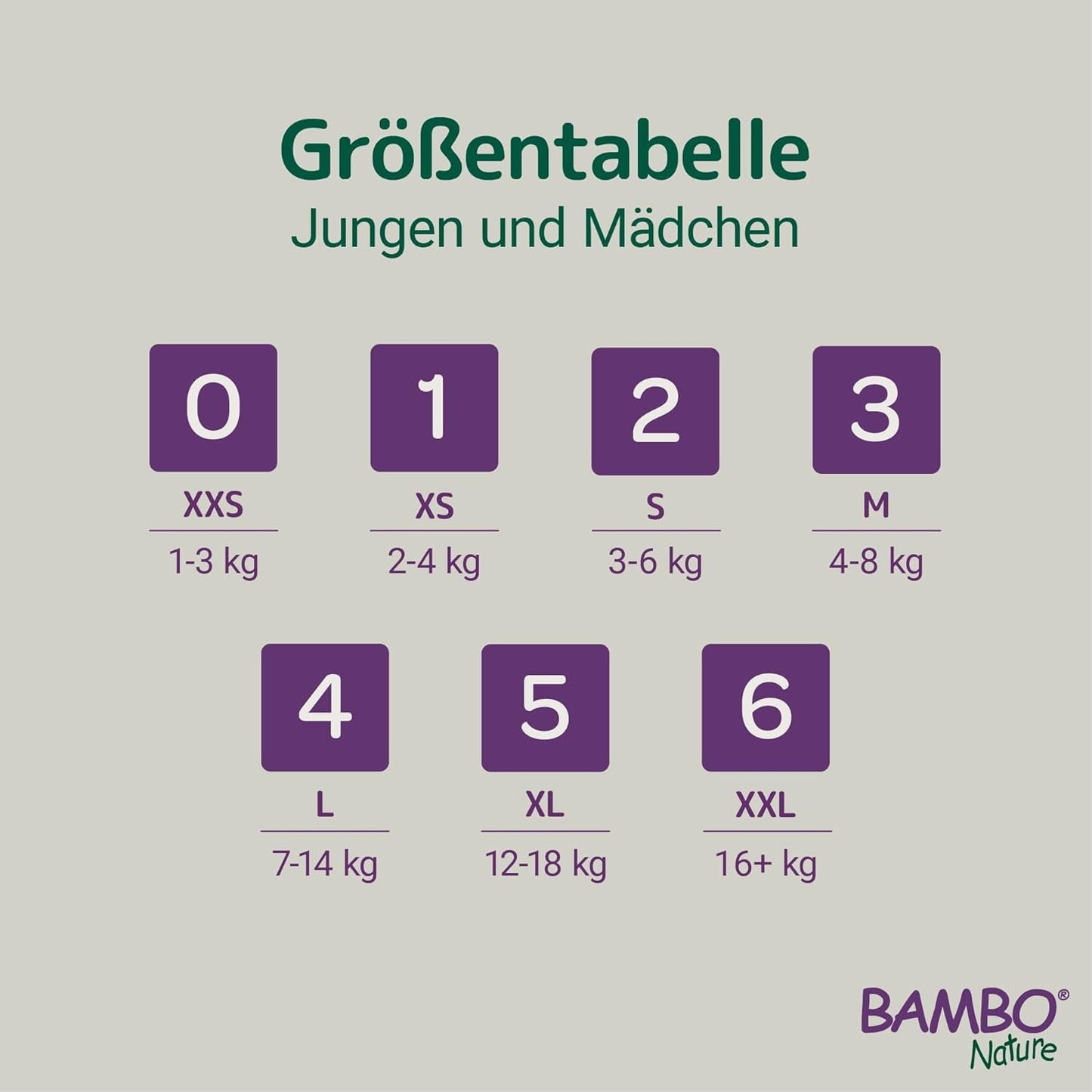 Bambo Nature Premium Eco Windeln, Größe 6, 1,63 kg