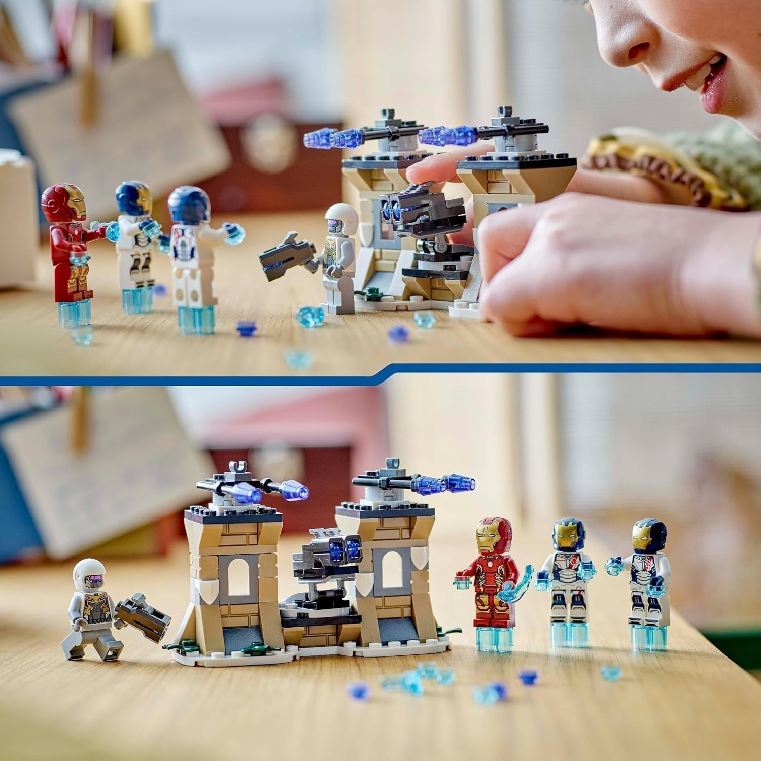 LEGO Marvel Iron Man & Iron Legion Vs. Hydra-Soldat, Avengers-Bauspielzeug, kreatives Spielset für Kinder und Superhelden-Fans, Geschenk für Jungen und Mädchen ab 6 Jahren. 76288 Bausets. Besuchen Sie den LEGO-Store