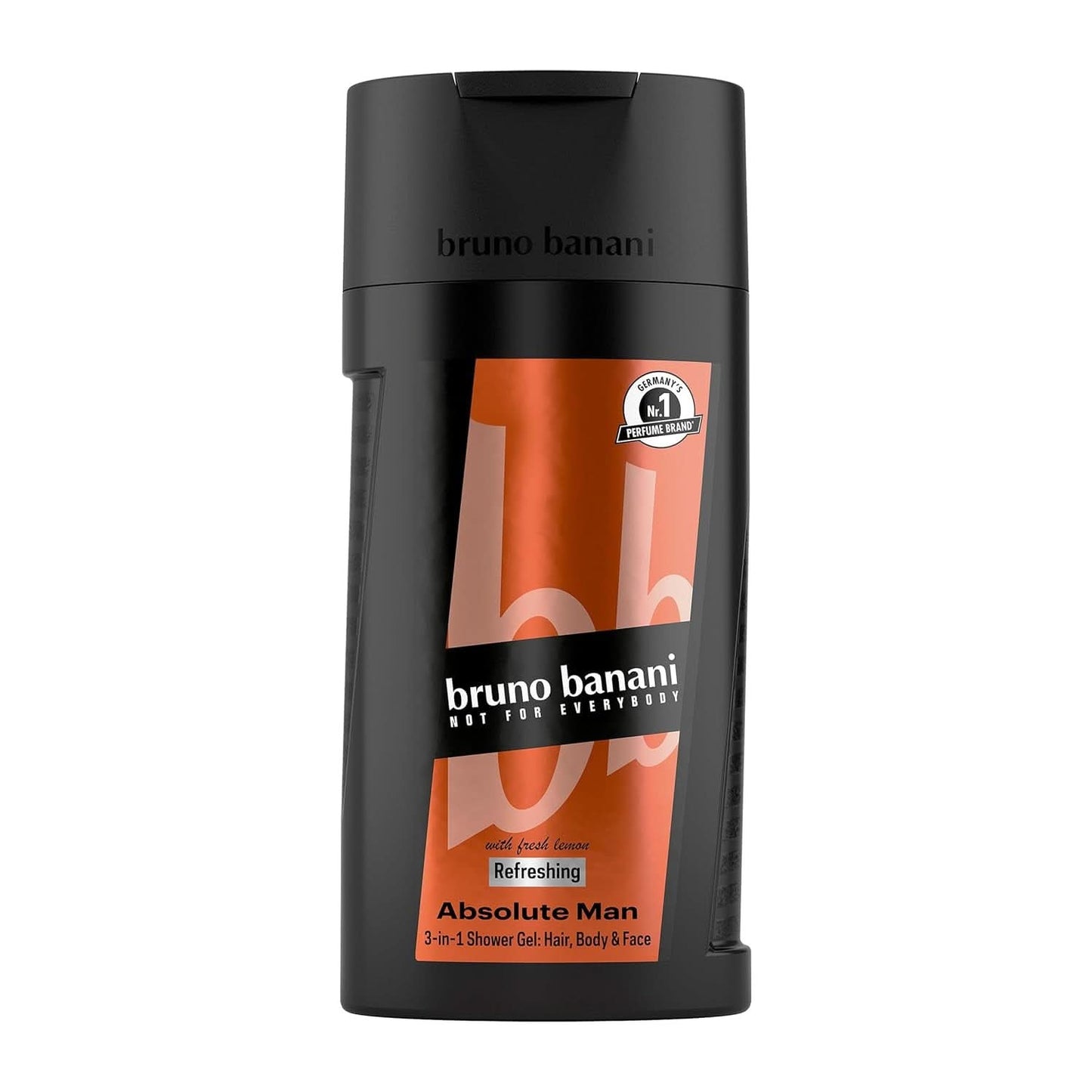 Bruno Banani Loyal Man 3 in 1 Duschgel für Körper, Haare und Gesicht, Männer, 250 ml Dusche und Bad Naty Shop 250 ml Schwarzer Pfeffer