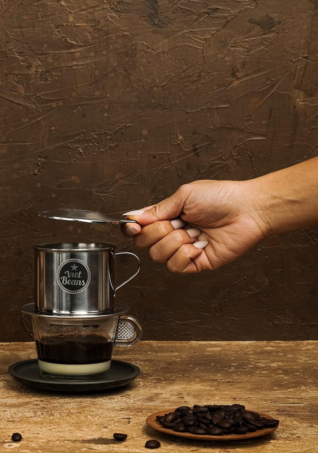 VietBeans KEO - Schokoladiger Kaffee – Ganze Kaffeebohnen - Geröstet in Butter, Whiskey und Rum - Intensiver Schoko-Geschmack - Aroma: Schokolade - 250g