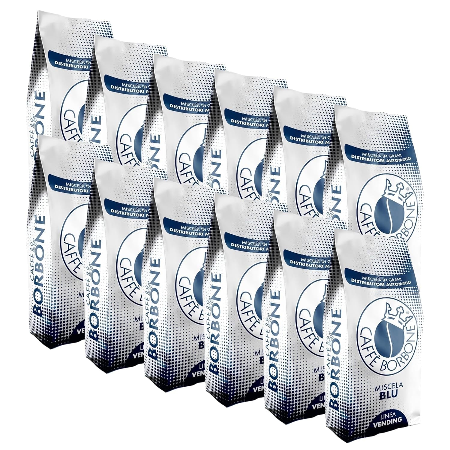 Kaffeebohnen BLUE Blend Borbone VENDING 1 kg x 12