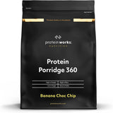 Protein Works – Protein Porridge 360 ​​| Mythos Zusätzliche Vitamine und Mineralien | Proteinreiches Frühstück | Kalorienarme Haferflocken | 6 Portionen | Bananen-Schoko-Chip | 500G Müsli Naty Shop Standardtitel