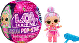 LOL. Überraschung! Neon Pop Stars Tots – 1 Schwarzlicht-Magie-Überraschungspuppe, Blindverpackung, 7 Sammelpuppen, jeweils mit Neonaufklebern und Zubehör, Geschenk für Kinder ab 4 Jahren. Naty Shop Dolls Standardtitel