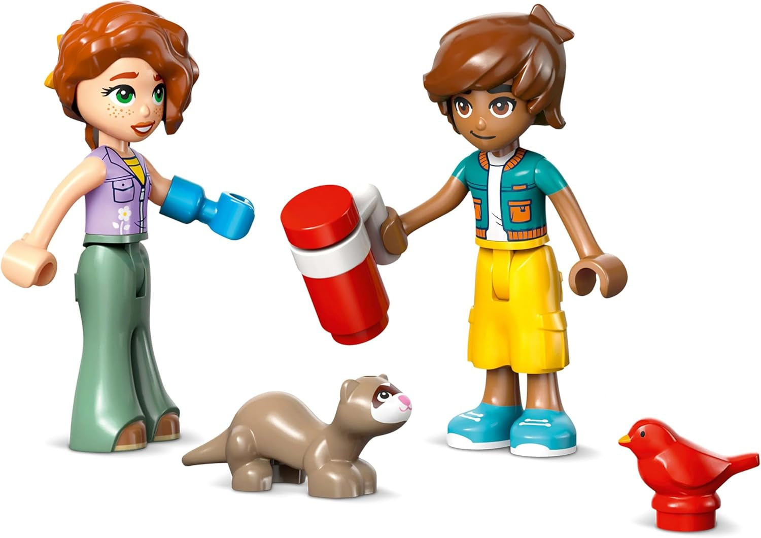 LEGO Friends Herbstzimmer Bau- und Spielset für kreatives Rollenspiel, Set für Mädchen ab 6 Jahren mit 2 Minifiguren und einer Frettchenfigur, Lernspielzeug 42646 Bausets Besuchen Sie den LEGO-Store
