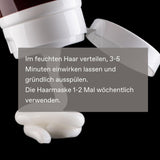KORRES ARGAN OIL Haarmaske, pflegende Maske mit Arganöl, Sheabutter und Weizenprotein, ideal für coloriertes Haar, vegan, 125 ml Naty Shop Haarmaske