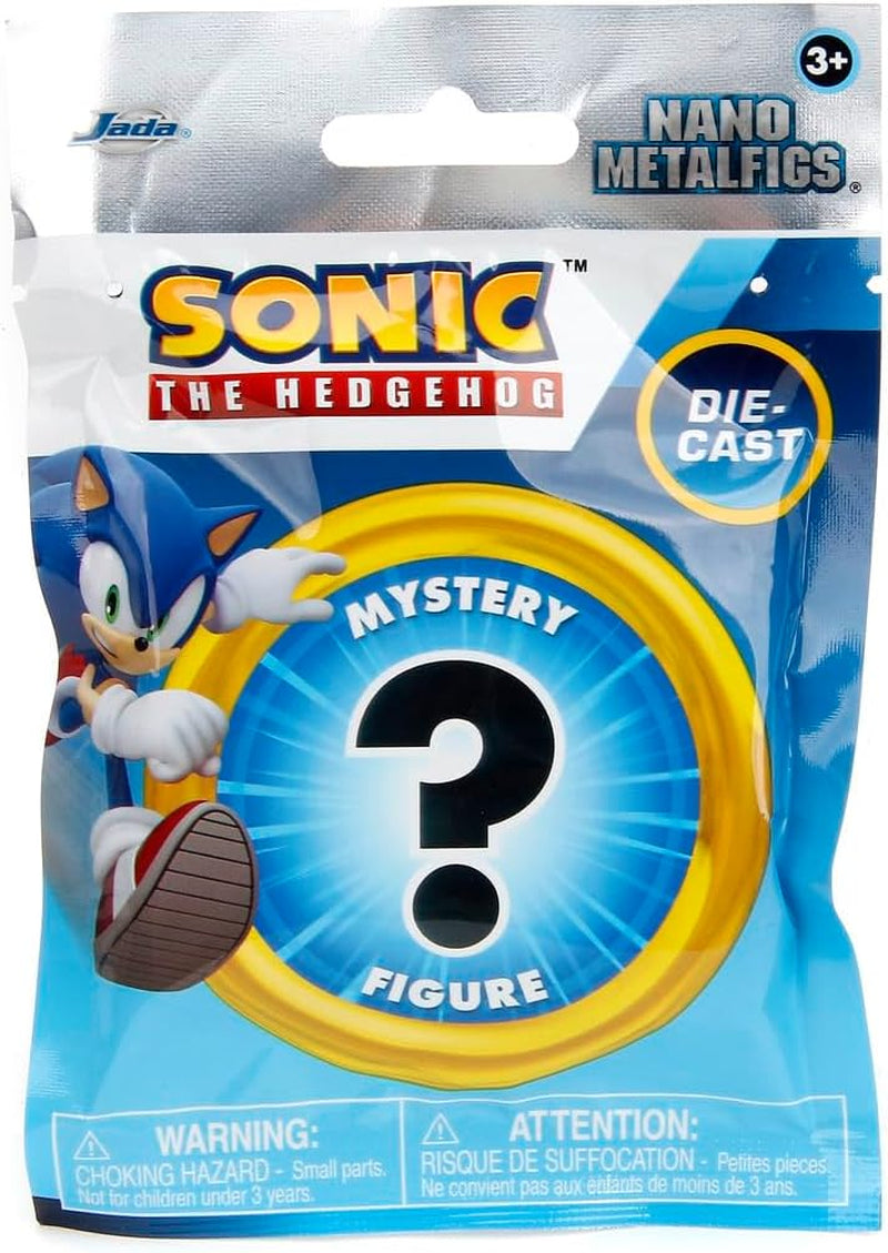 Jada Toys Sonic the Hedgehog Figur (1X Mystery-Figur im Blindpack) – 1 Überraschungs-Sammelfigur aus 13 Sonic-Figuren, Nano-Metallfigur (ca. 4 cm) für Kinder & Fans ab 3 Jahren, Wave 1 Actionfiguren Naty Shop