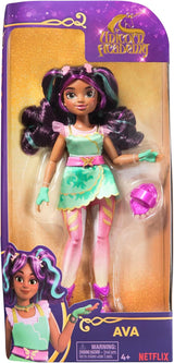 Unicorn Academy Knöchelpuppe Ava – die Originalpuppe zur beliebten Netflix-Serie, 24 cm groß und mit 7 Accessoires für fantasievolles Rollenspiel, für Kinder ab 4 Jahren
