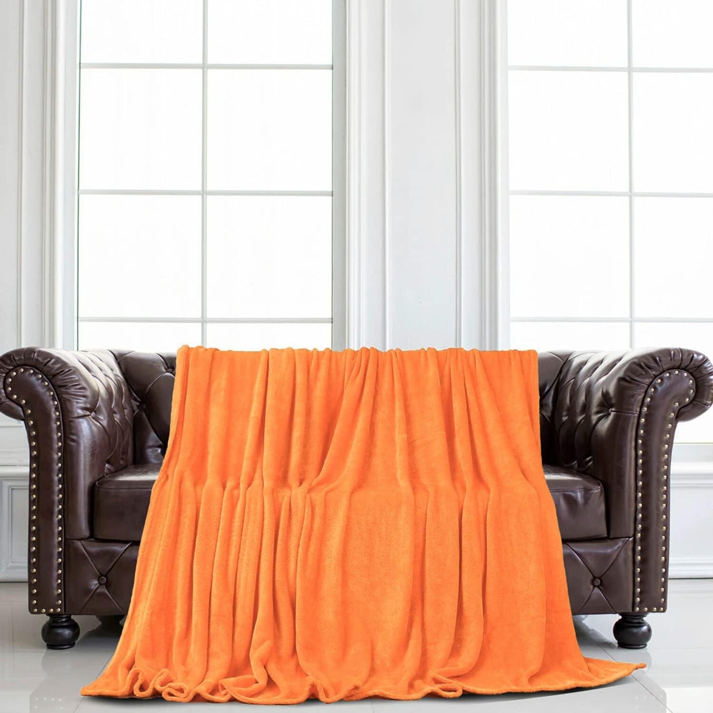 Sourcing Map Gemütliche Decke Decke Tagesdecke Weiche & warme Fleecedecke als Sofadecke Sofadecke Wohnzimmer- und Kuscheldecke Weiche Plüschwolldecke Orange 150X200Cm Betten und Decken Besuchen Sie den uxcell-Store