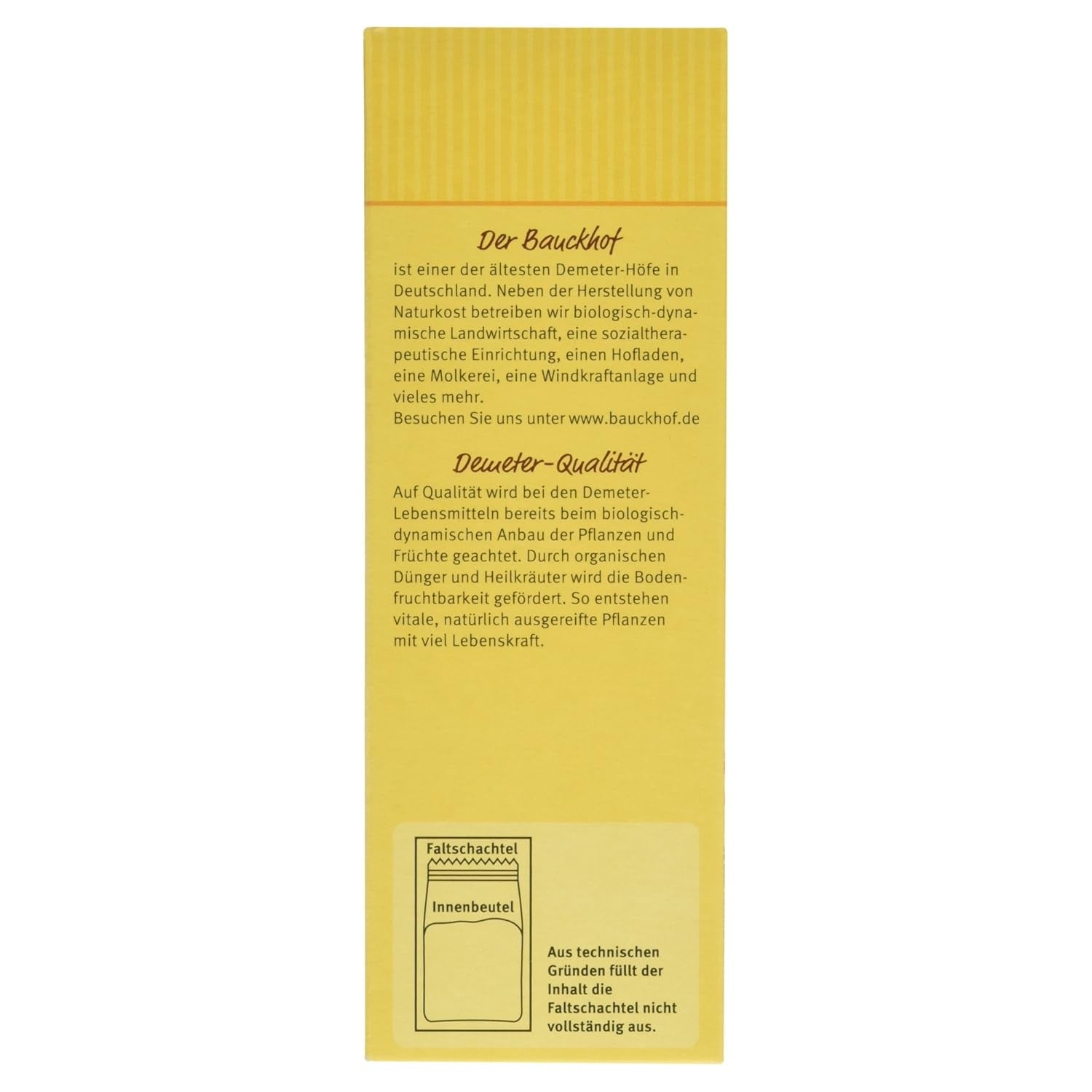 Demeter Bauck Hof Bio Dinkel Waffeln, 200 g Mischung zum Backen und Kochen Naty Shop