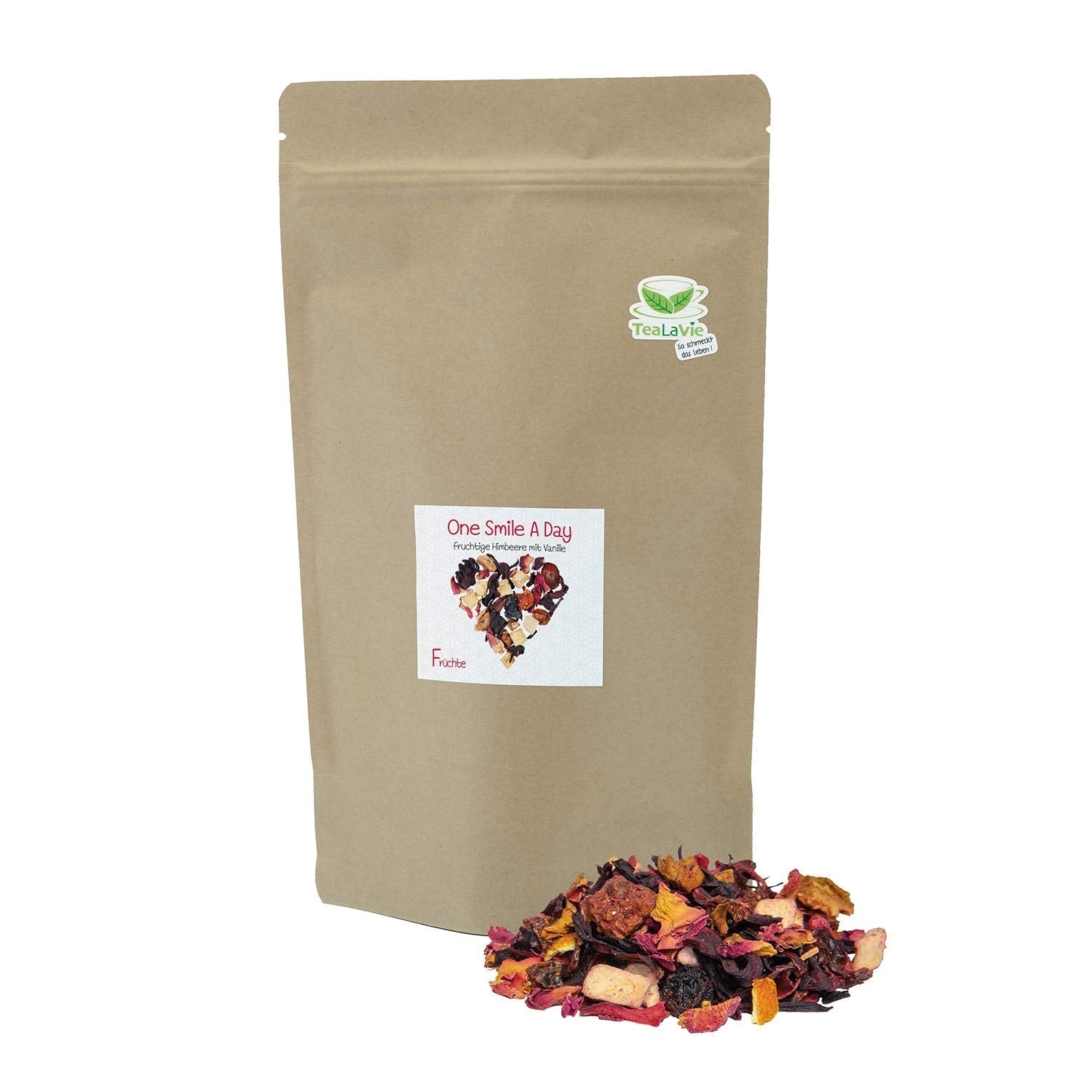 Tealavie – Tee für Kinder ohne Zucker – Walderdbeeren und Rhabarber (200 g) Tealavie Fruit – Loser Früchtetee