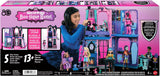 Monster High Buh-tique Hotel-Puppenhaus, faltbares Spielset mit gruseligen Überraschungen in jedem Zimmer und über 13 Spielsets, einschließlich Möbeln und Zubehör, JBF16