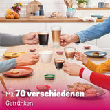 Bosch Tassimo Happy Friendly TAS107E Kapsel-Espressomaschine, 70+ Getränke, für alle Tassen geeignet, Auto-Stop, nachhaltig, perfekte Dosierung, platzsparend, 1400 W, Creme/Schwarz