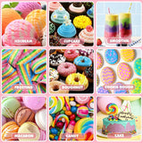 Lebensmittelfarbe – 20 Farben x 10 ml, konzentrierte flüssige Lebensmittelfarbe zum Dekorieren von Kuchen, Backen, Keksen, Macarons – zuckerfreie Lebensmittelfarbe für Getränke, Kuchendekoration, selbstgemachten Schleim, Ostereier