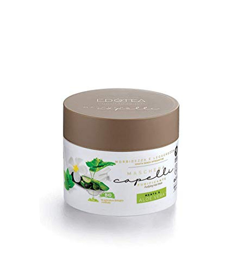 Klärende Haarmaske Bio-Minze und Aloe Vera 250 ml Naty Shop Haarmaske Standardtitel