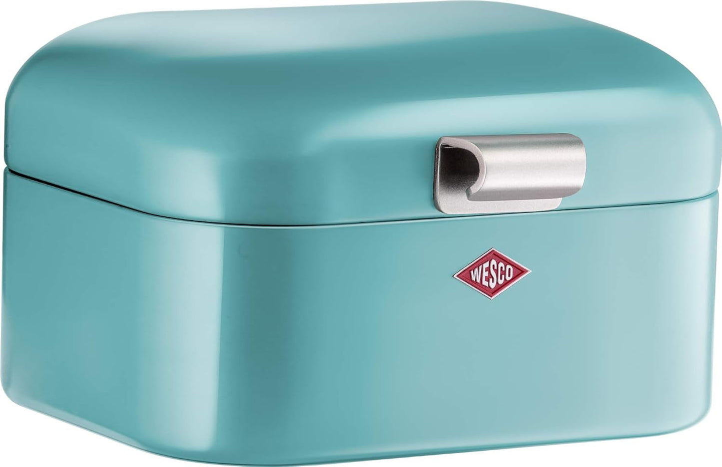 Wesco 235 001 Mini Grandy Brotkorb 17 x 18 x 12 cm (L/B/H) rosa, Edelstahl Frischhalteboxen Naty Shop Türkis