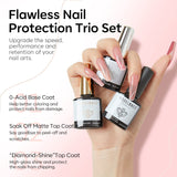 Modelones 35-teiliges Gel-Nagellack-Set, UV-Nagellack-Set mit 48-W-Lampe, Nude-Braun-Weiß-Rosa-Gel-Nagellack-Set, UV-Gel-Nagellack-Set mit Top Coat Base, Nagelstudio-Set