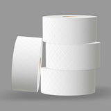 Toilettenpapier Renova Jumbo BLK, 12 Rollen à 170 M, weißes Papier, 2 Lagen