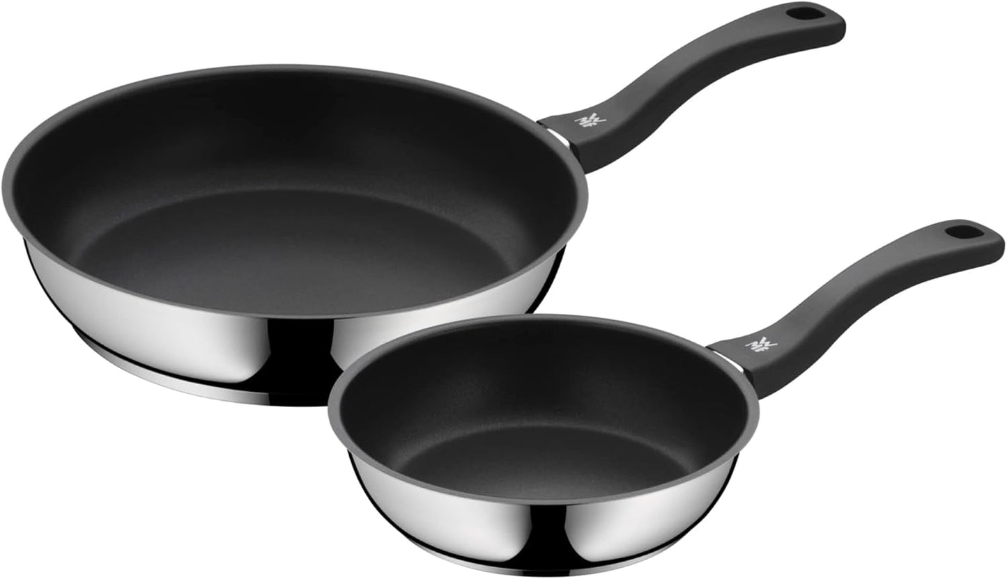 WMF Devil, Induktion, Cromargan beschichteter Edelstahl, Kunststoffgriff Töpfe und Pfannen Naty Shop 28 cm + 2 cm