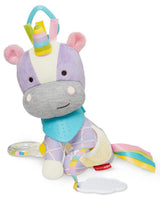 Skip Hop Bandana Buddies Aktivitätsspielzeug, Plüschtier für Babys und Kinder, mehrfarbig, Elefant Babyspielzeug Naty Shop Einhorn