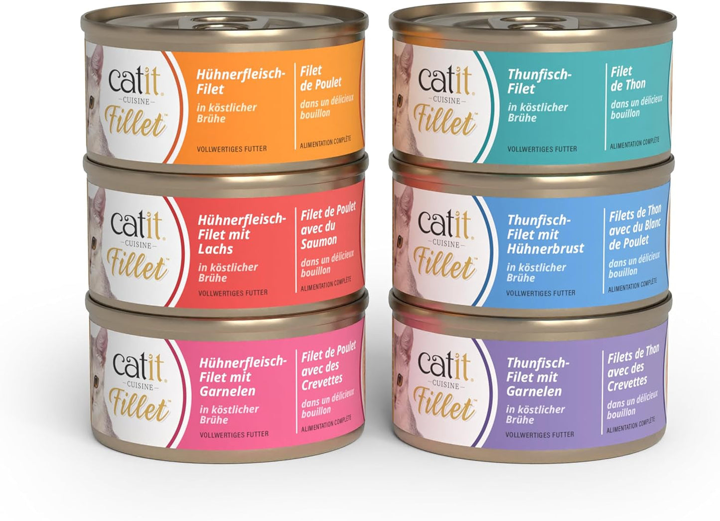 Catit Cuisine - Thunfischfilet mit Hähnchenbrust in Köstlicher Brühe, 75g