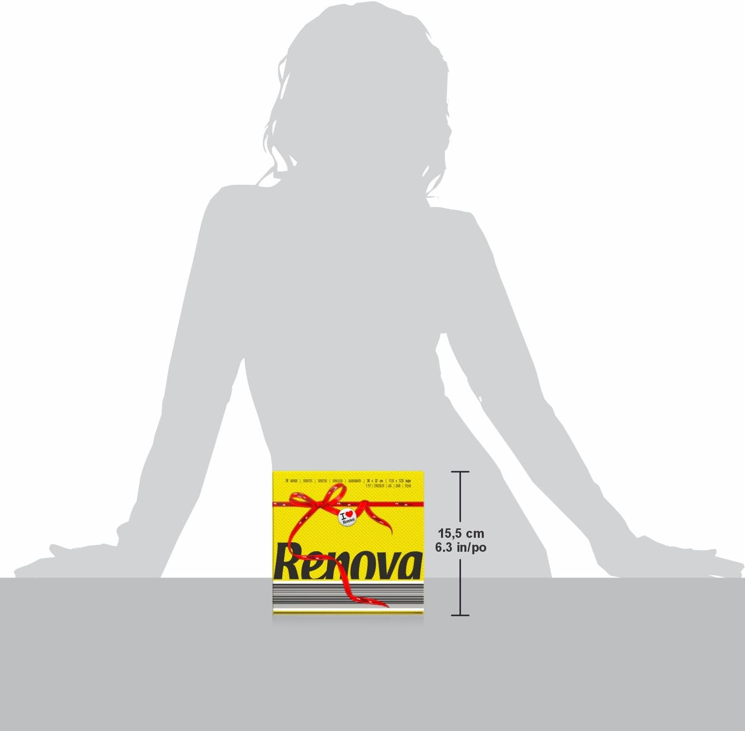 Renova-Papierservietten, 70 Stück, 128 GB