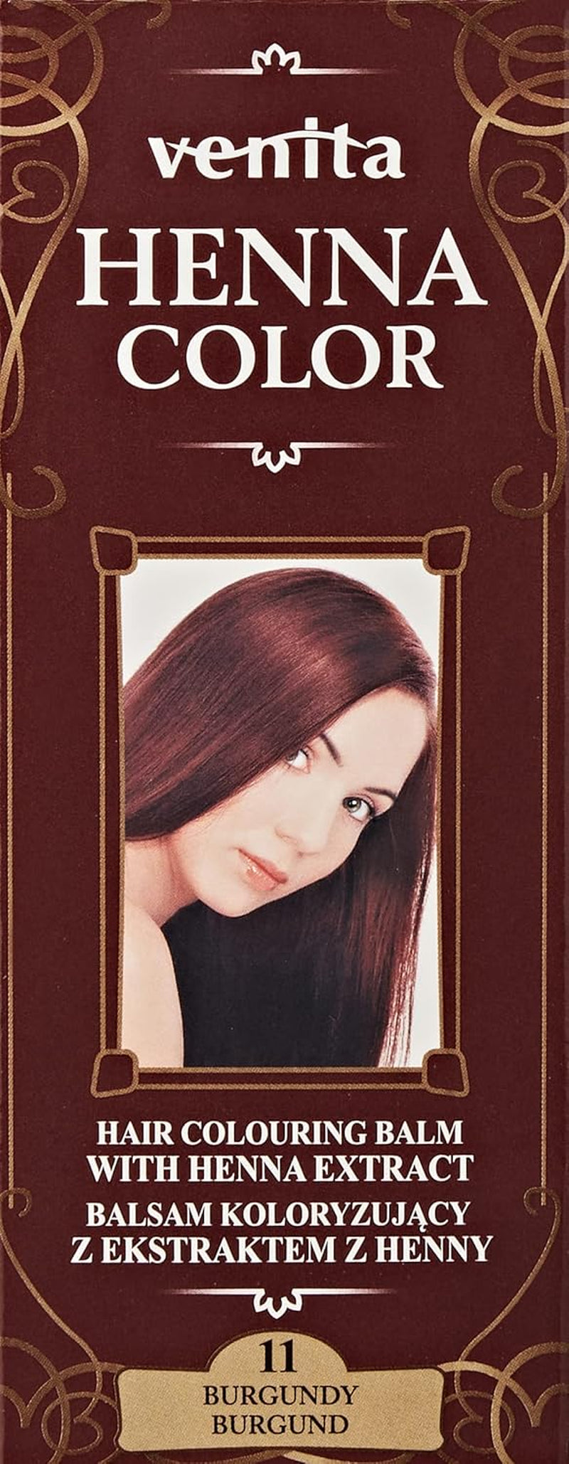 Henna Color 111 Natürlicher Conditioner für blondes Haar Haarfarbe Natürlicher Haarfärbeeffekt Henna Eco Haarfärbemittel Naty Shop Burgunderfarben 75 ml (1 Packung)