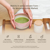 Shinto – „Gold“ Bio-Matcha-Tee – Grüntee-Pulver in Zeremonienqualität – JAS- und EU-BIO-zertifiziert – schattiert und handverlesen – Direktimport aus Uji, Japan – 30 g
