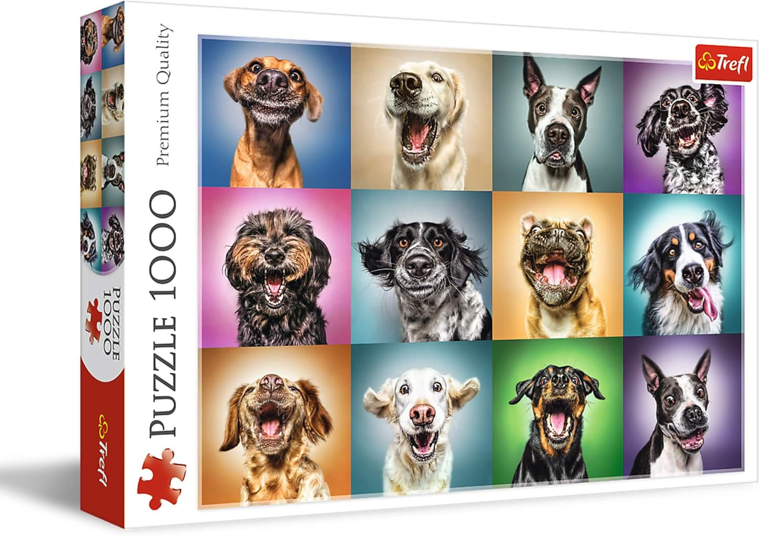 Puzzle - „1000“ – Lustige Hundeporträts Puzzle Naty Shop Lustige Hundeporträts
