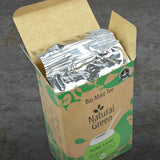 Delicatino – Natürliches grünes PURE LEAF 500G, Bio-Yerba Mate ohne Stiel, frisch und rauchfrei, biologisch angebaut, vakuumverpackt für maximale Frische