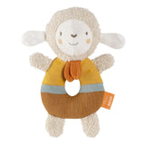 Fehn Baby Greifring Schafspielzeug fehnNATUR – Plüschtier mit Bio-Baumwolle – Babyspielzeug mit Glöckchen und spielerischem Lernspielzeug – Greifling für Babys und Kleinkinder ab 0+ Monaten Babyspielzeug Naty Shop Naturschaf