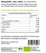Mangostreifen - Sorte „Haden“ – getrocknet – Bio – Rohkostqualität – 400 g Dehydrierte Produkte Naty Shop